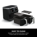 Ninja® Foodi® 4-in-1, 8-qt., 2-Basket Air Fryer with DualZone™ Technology