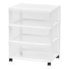 Wide Storage Chest - 3 Drawers | White