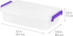 3 Qt. Plastic Craft Storage Container Bins with Lids, 10 Pack