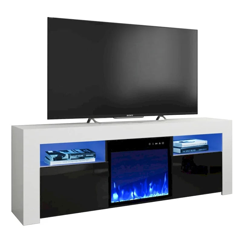 Copper Grove Qorasuv 58-Inch Electric Fireplace TV Stand