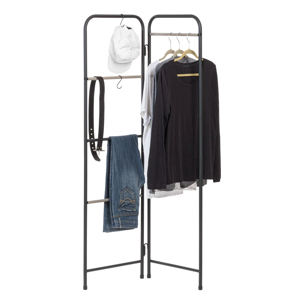 Metal Garment Rack - Foldable | Black