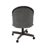 Casual Dining Cushion Swivel-and-Tilt Rolling Caster Chair