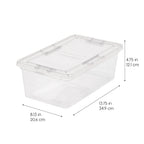 Clear Storage Box - 6.7 QT 12PC