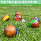 100 mm Hardwood Bocce Set