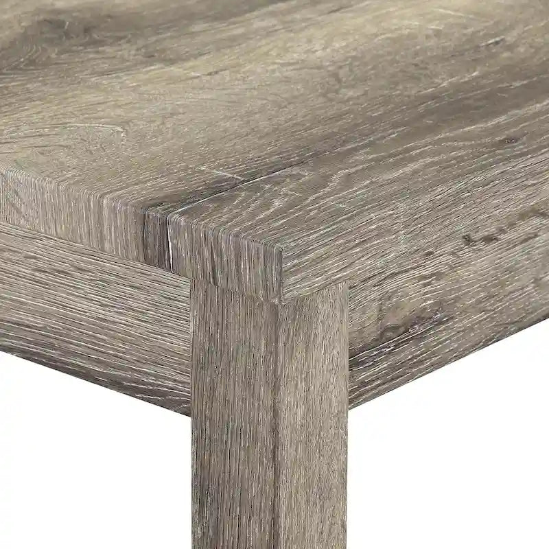 5-Piece Wood Dining Set: Square Table with 4 Upholstered Chairs