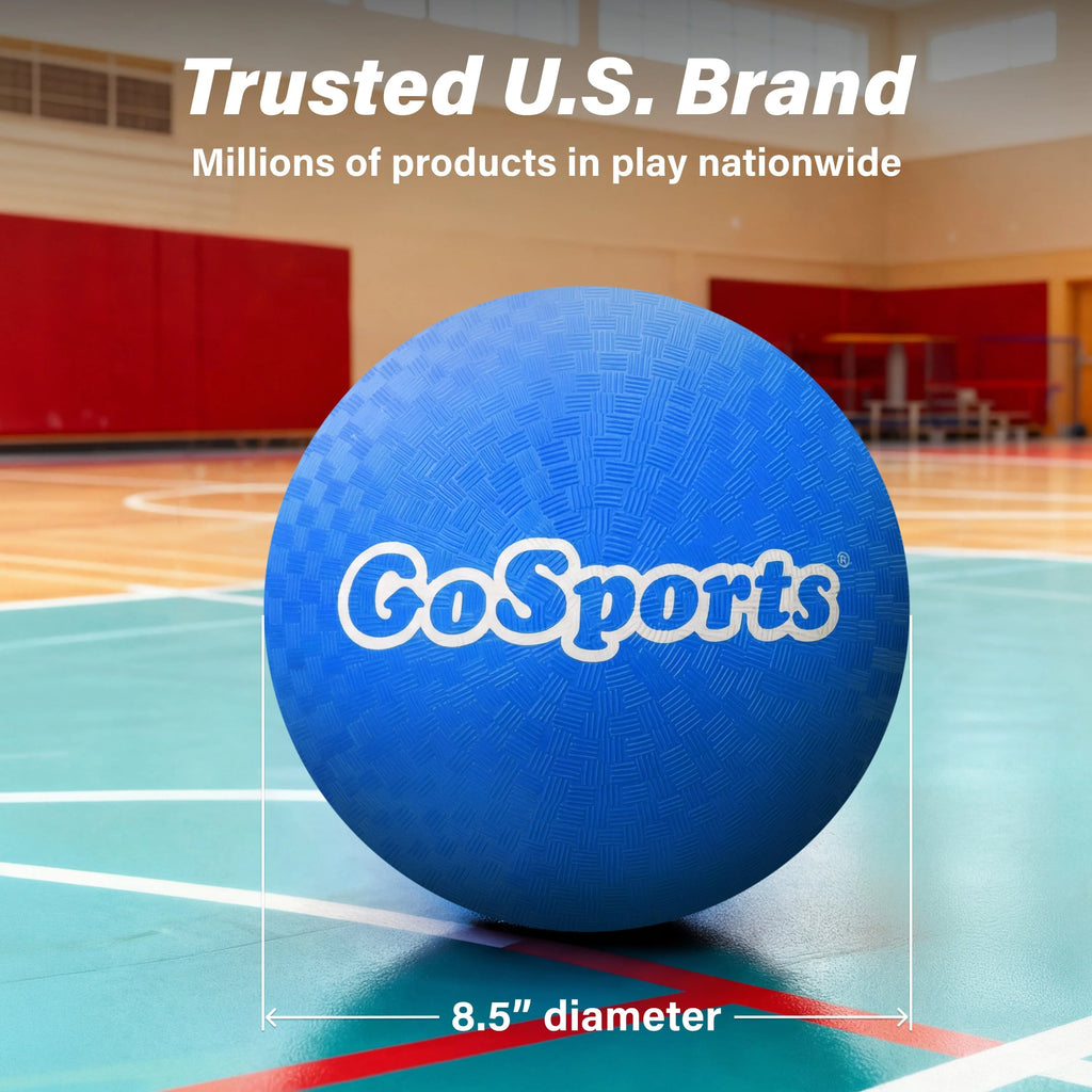 8.5" Playground Ball, 6-pk with Pump