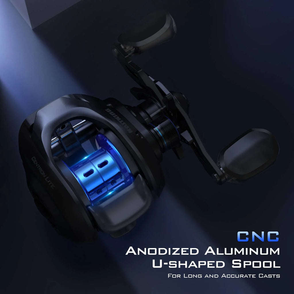 KastKing Centron Lite Baitcasting Reel | Black / 7.1:1 / Right Handed