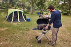 Coleman RoadTrip 285 Portable Stand-Up Propane Grill, Gas Grill with 3 Adjustable Burners