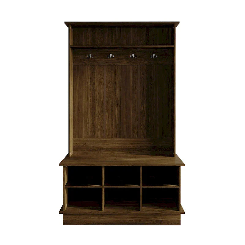 CraftPorch Contemporary Hall Tree with Storage Solutions