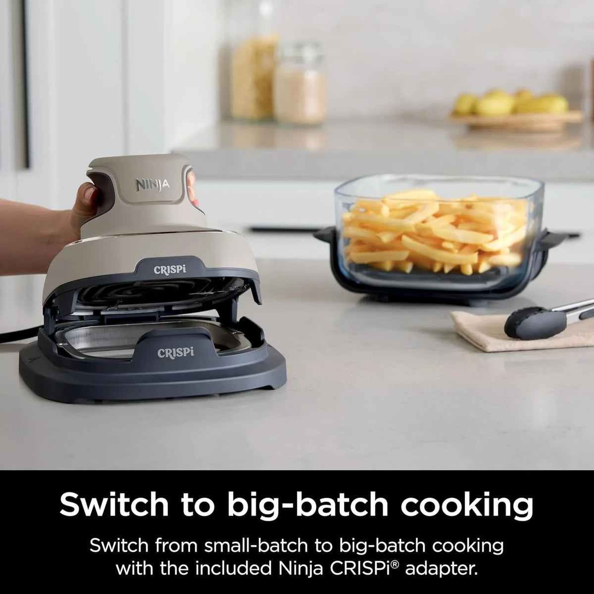 Ninja Crispi 4-in-1 Portable Glass Air Fryer Cooking System