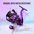 Piscifun Carbon Prism Light Spinning Reel Available in Seafoam Green & Violet Purple | Violet Victory / 2000