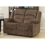 Bill Contemporary Brown Reclining Living Room Set - 2 Pieces