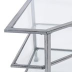 SEI Furniture Jensen Metal Corner TV Stand for Screens up to 33.25 inches