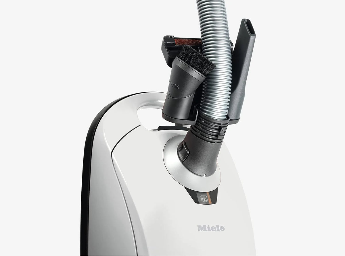 Pure Suction Powerline Canister Vacuum Cleaner, Lotus White