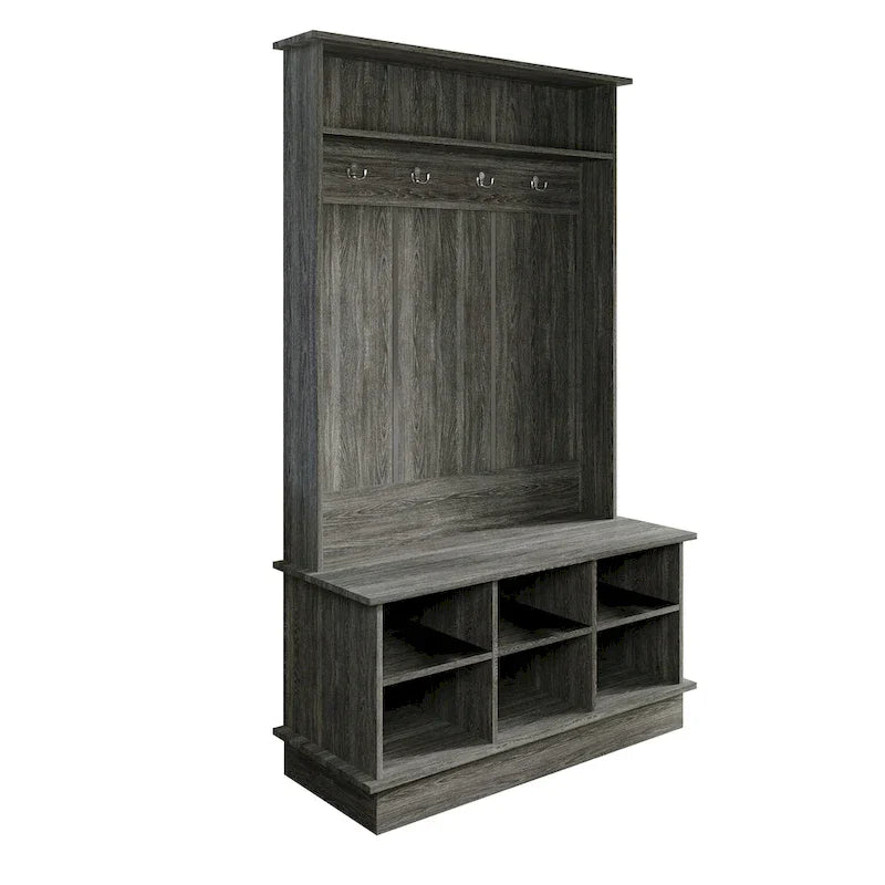 CraftPorch Contemporary Hall Tree with Storage Solutions