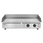 Devanti 73cm Commercial Electric Griddle BBQ Grill Plate 4400W Silver