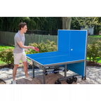 JOOLA Nova Pro Plus Outdoor Table Tennis Table with Weatherproof Net, 9×5 ft, Foldable, Aluminum Surface