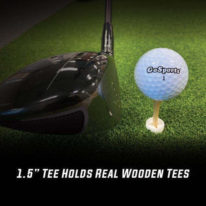 Rubber Golf Tees, 3 Heights, 9-pk