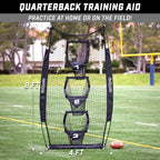 8' x 4' QB Training Throwing Net (Black, No Case)