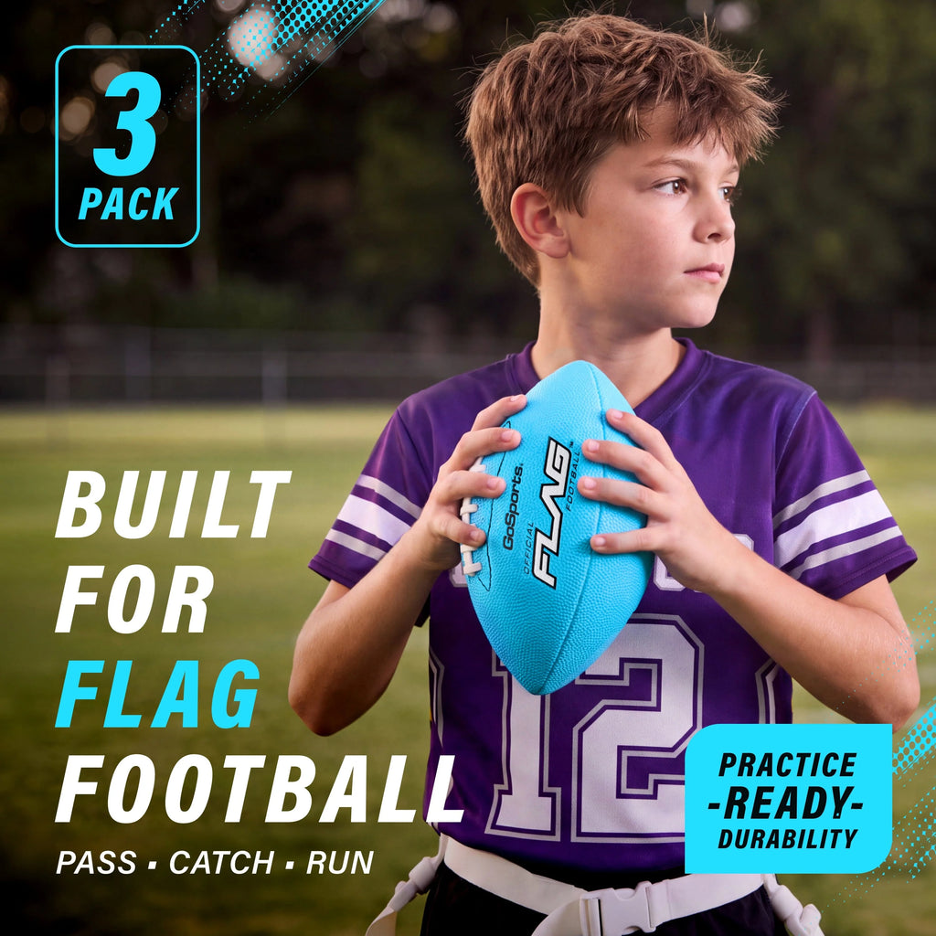 Composite Mini Flag Football Balls | 3-pk