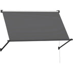 AECOJOY Retractable Awning, 40"x80" Manual Outdoor Awnings for Door Entrance, Sun Shade Canopy