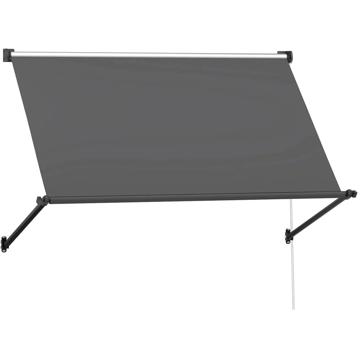 AECOJOY Retractable Awning, 40"x80" Manual Outdoor Awnings for Door Entrance, Sun Shade Canopy