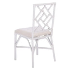 Set of 2 SAFAVIEH Maye Rattan Accent Chairs with Cushions - Dimensions: 18.5" W x 20.9" L x 35.8" H