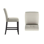 Brda Keyhole Counter Height High Back Stools - Set of 2