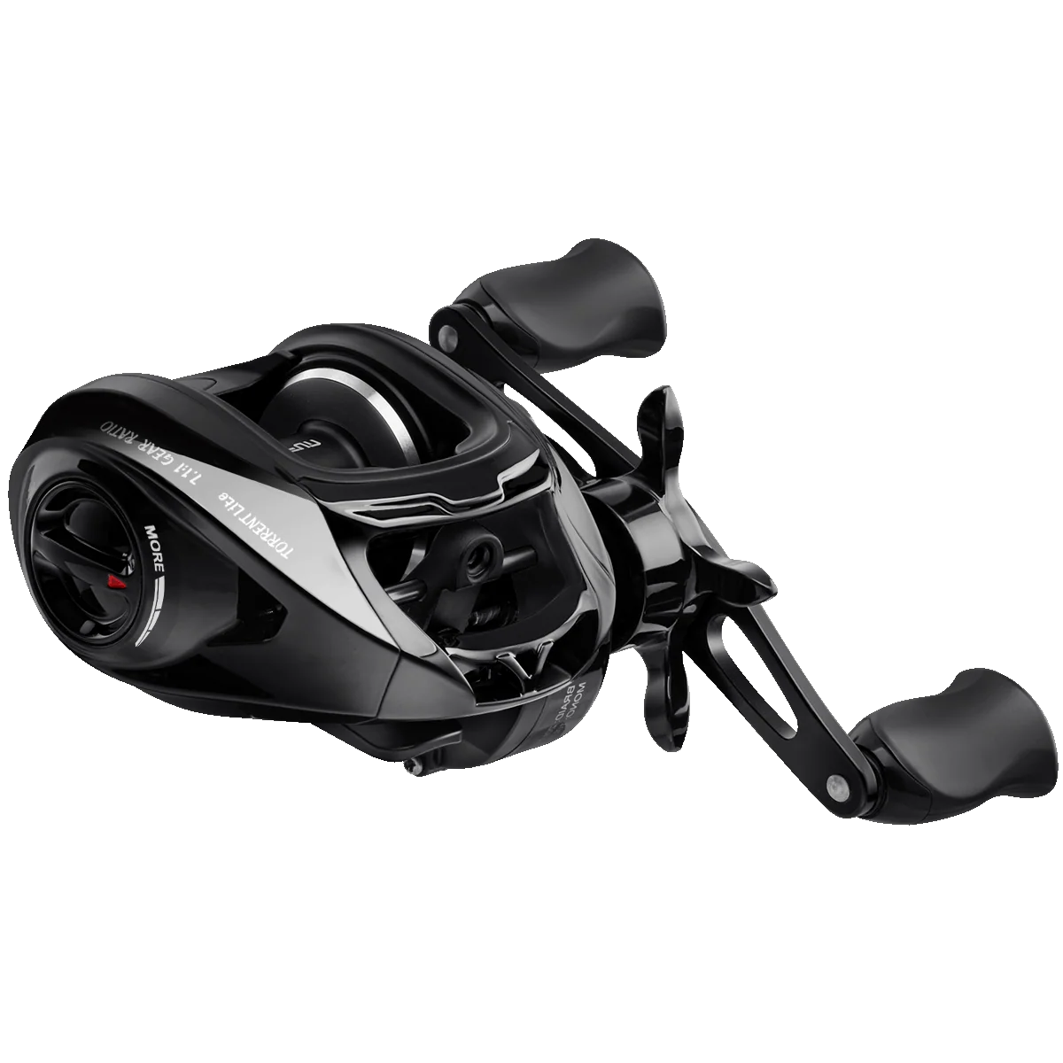Piscifun Torrent Lite Ultra Light Low Profile Baitcasting Reel with Black & Teal Baitcaster | Black / Left Hand