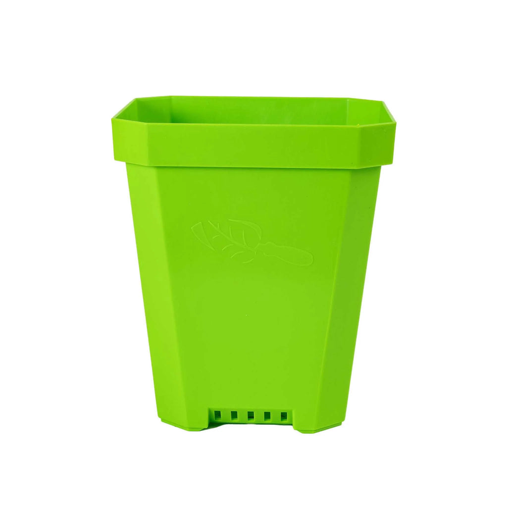 5" Heavy Duty Nursery Pots | Green / 8 Pots