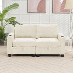Versatile Chenille Storage Loveseat Sofa