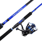 KastKing Centron Spinning Fishing Rod and Reel Combo | 2000 / 6'6" / Moderate Fast-Medium Light