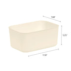 Nestable storage Organizer Bin, Small, Pack of 4