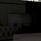 Electric Fireplace TV Stand Entertainment Center with LED Flame Effects and Remote Control