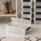 Stack & Pull Storage Box - 5 QT, 10 Pack, Pearl