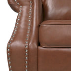 Christopher Knight Home Dowd Faux Leather 3-Piece Club Chair and Sofa Set