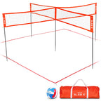 Slam X Square Volleyball Game Set | 14' x 14'