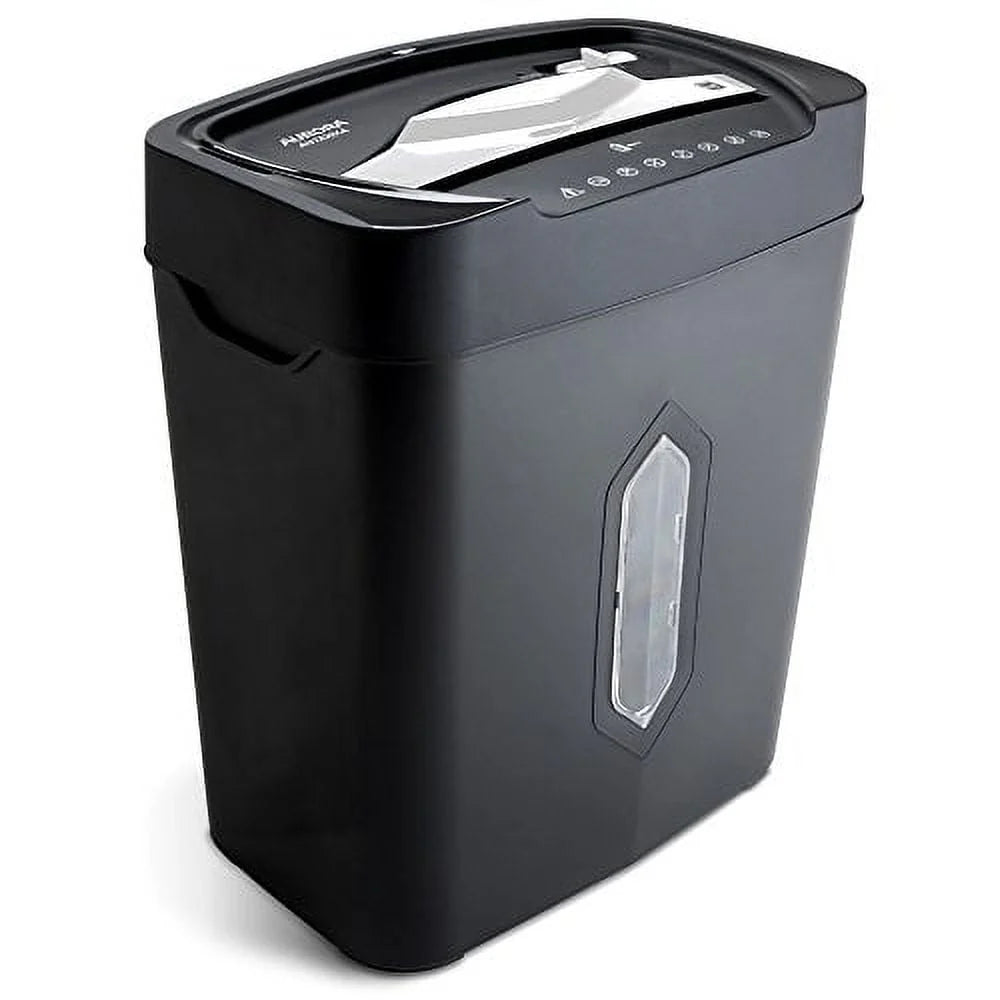 Aurora GB AU1230XA 12 - Sheet Anti - Jam Crosscut Paper and Credit Card Shredder with 5.2 - Gallon Wastebasket