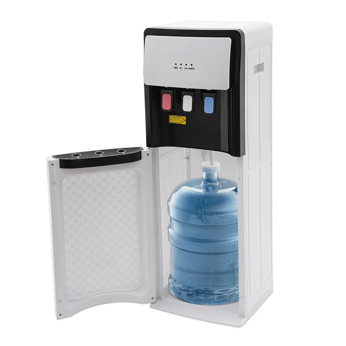 White Water Dispenser Bottom Loading Water Cooler for 5 Gallon Bottles for Offices, Nurseries, Homes, Gyms, Kitchen