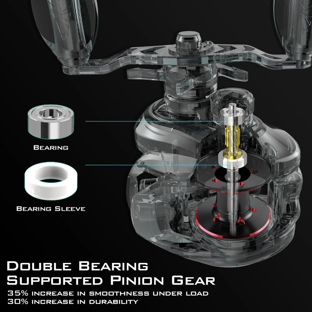 KastKing Royale Legend II Baitcasting Reel | 7.2:1 / Left Handed / Standard Spool