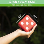 3.5" Giant Foam Playing Dice Set