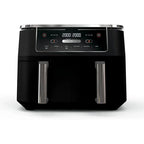 DZ401 Foodi 10 Quart 6-in-1 DualZone XL 2-Basket Air Fryer with 2 Independent Frying Baskets