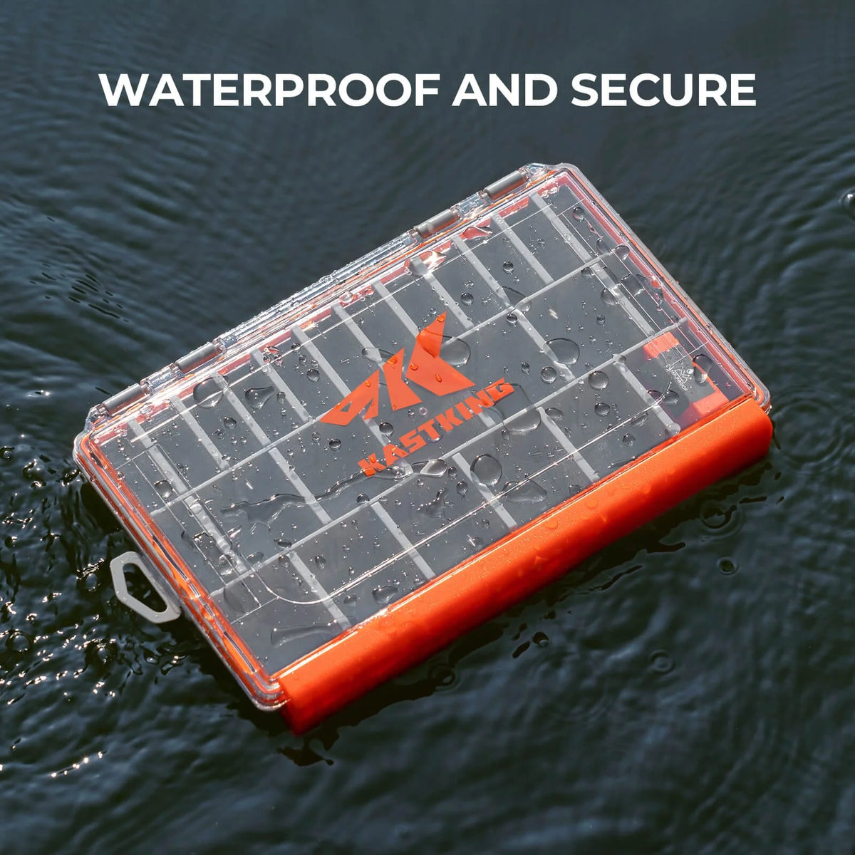 KastKing HyperSeal Waterproof Tackle Box | Black (Double-Sided) / 3500*2