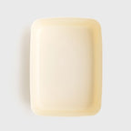 Medium Plastic Storage Organizer Basket, Off-White