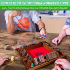 Shut-the-Box Premium Wooden Dice Game