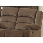 Bill Contemporary Brown Reclining Living Room Set - 2 Pieces
