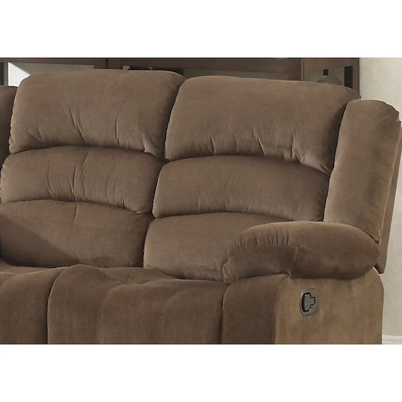 Bill Contemporary Brown Reclining Living Room Set - 2 Pieces