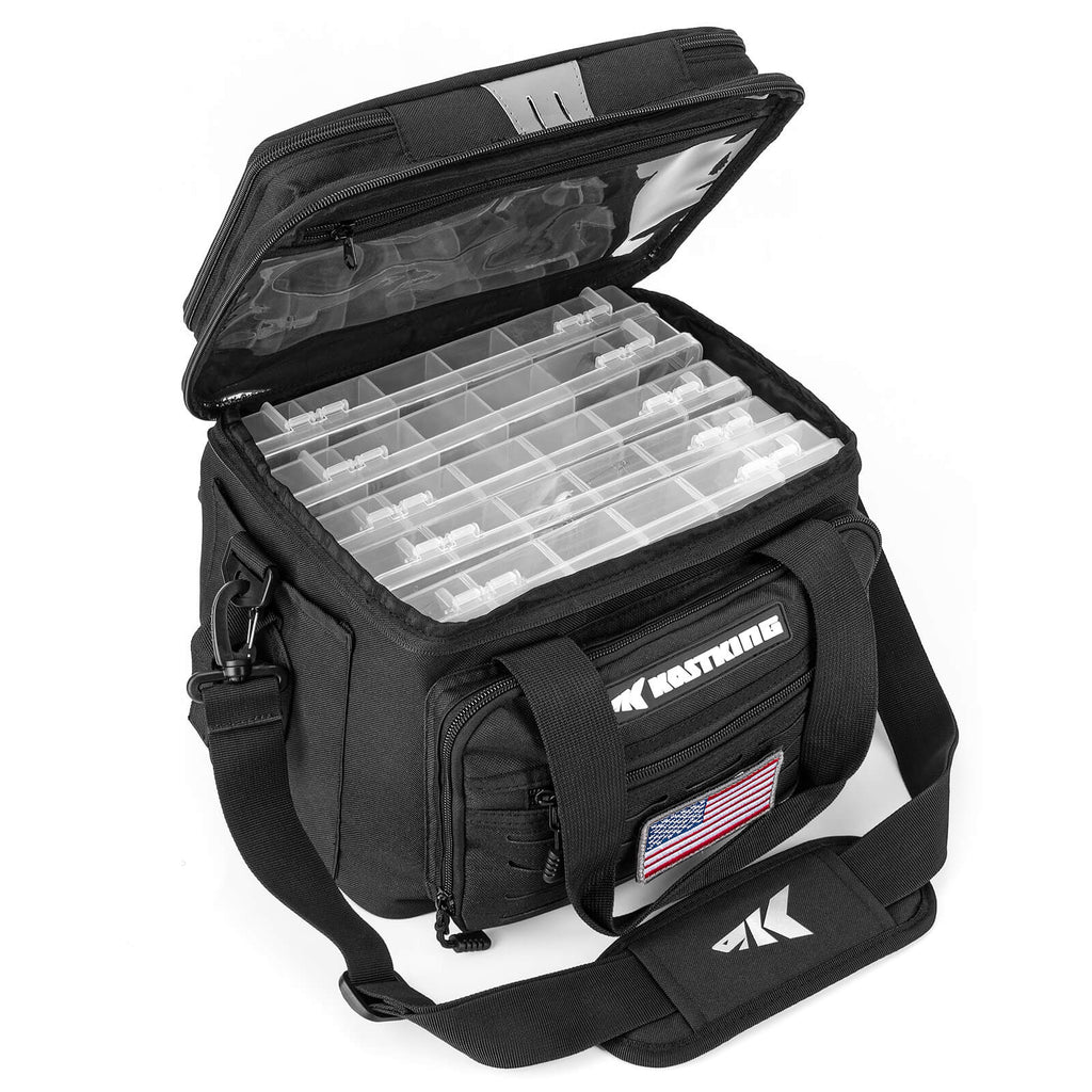 KastKing KarryAll Fishing Tackle Bags - Medium | Black / Only Bag