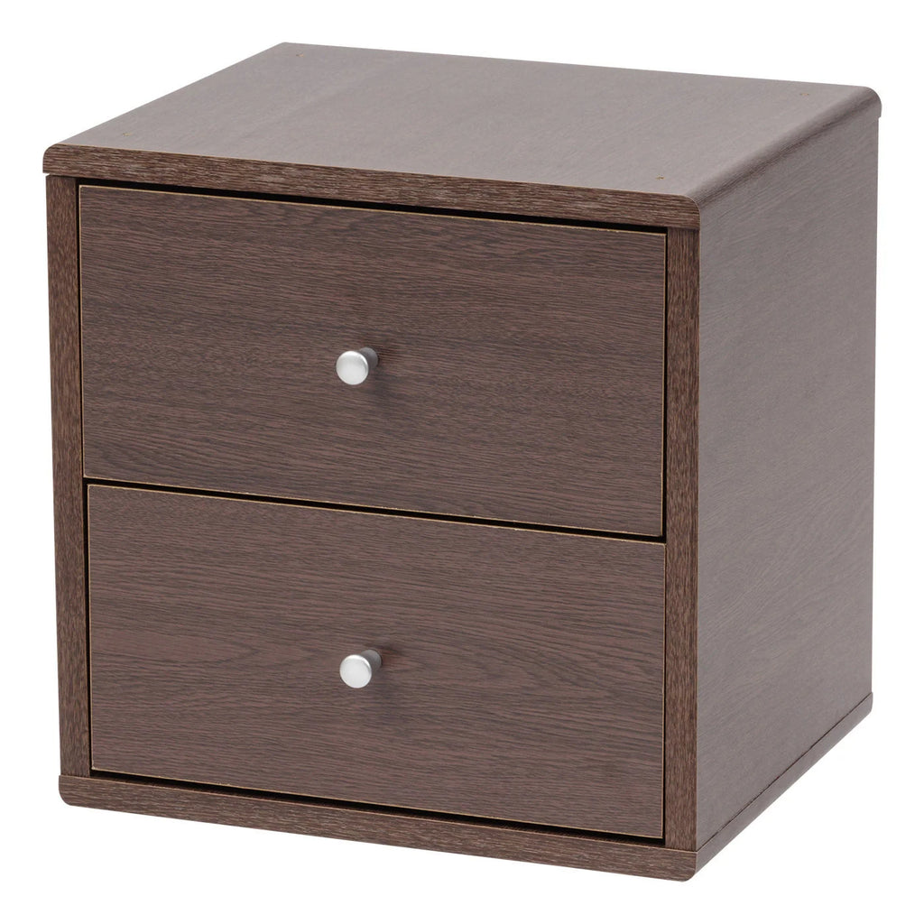 Wood Storage Cube - 2 Drawer
