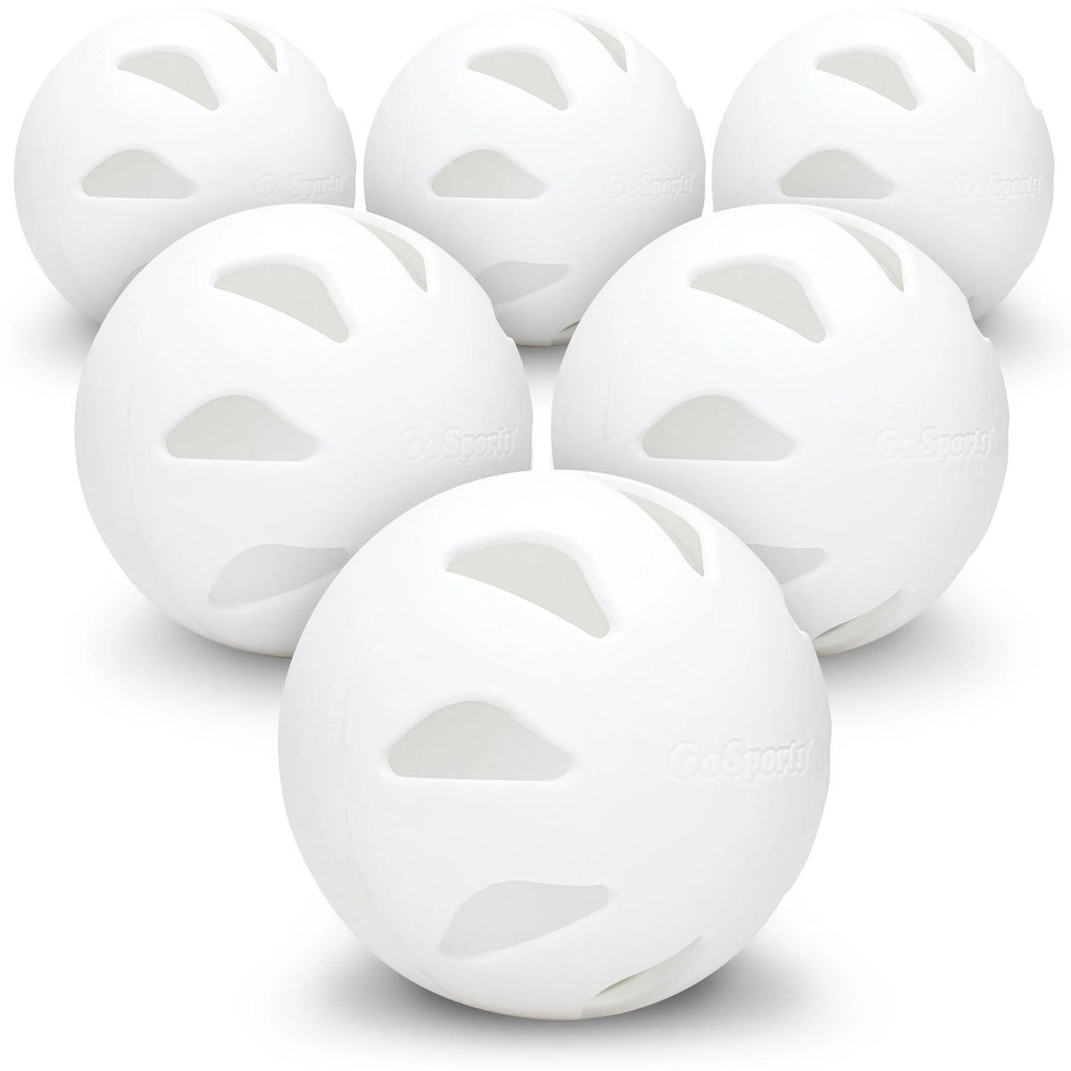 LotBall Air Plastic Baseballs, 6-pk